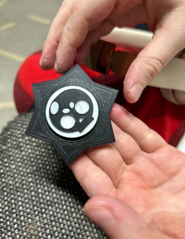 Brawl Stars - Estrella giratoria en 3D