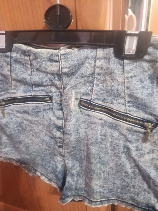 Shorts vaqueros niña, talla juvenil
