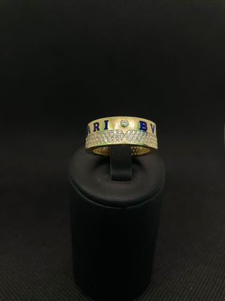 Anillo TIPO BVLGARI oro 14k 