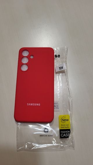 Funda roja Samsung S24 - Nueva
