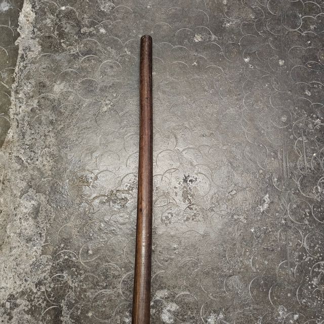 Bastone Zappa antica con manico in legno
