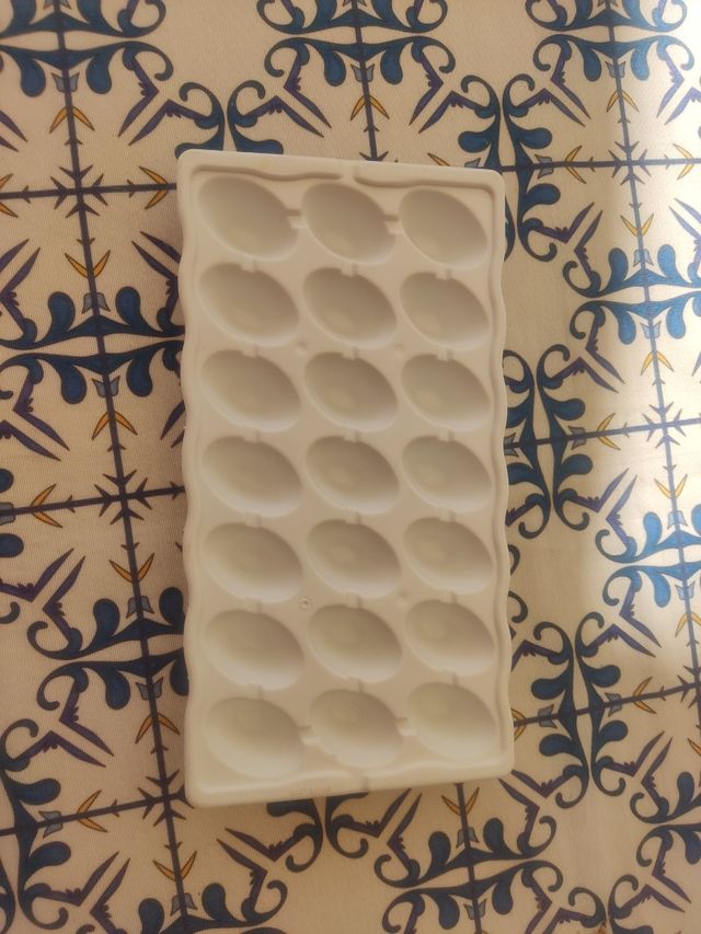 Cubitera Silicona Blanca - 21 Huecos