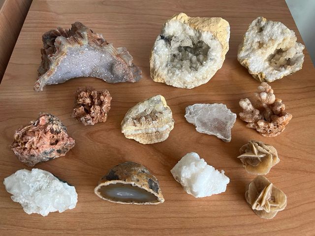 Lote de 13 minerales