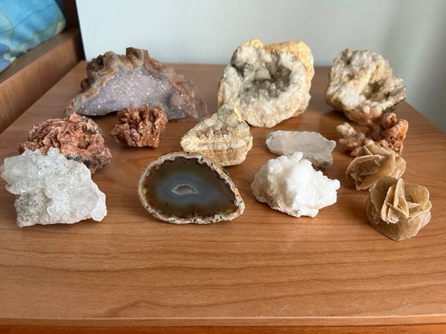 Lote de 13 minerales