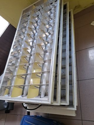 Luminaria fluorescente 18 tubos