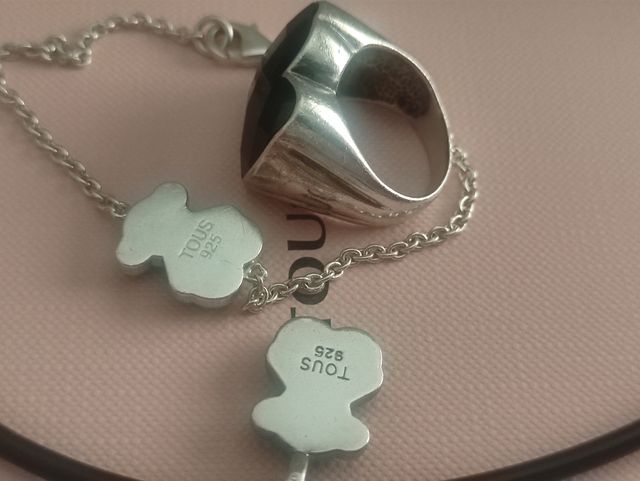 Conjunto Tous Plata - Onix