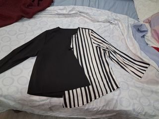Blusa cebra blanco-negro