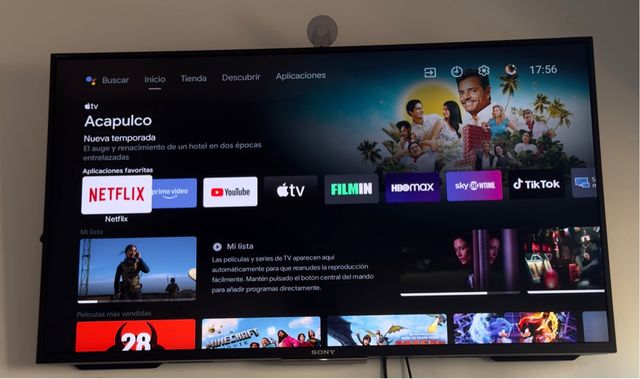 Sony KD‑43xe8096h, 4k e controlo de voz.