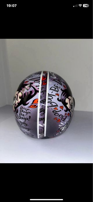 Casco moto Betty Boop talla S