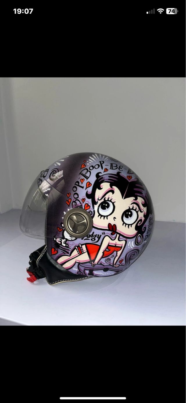 Casco moto Betty Boop talla S