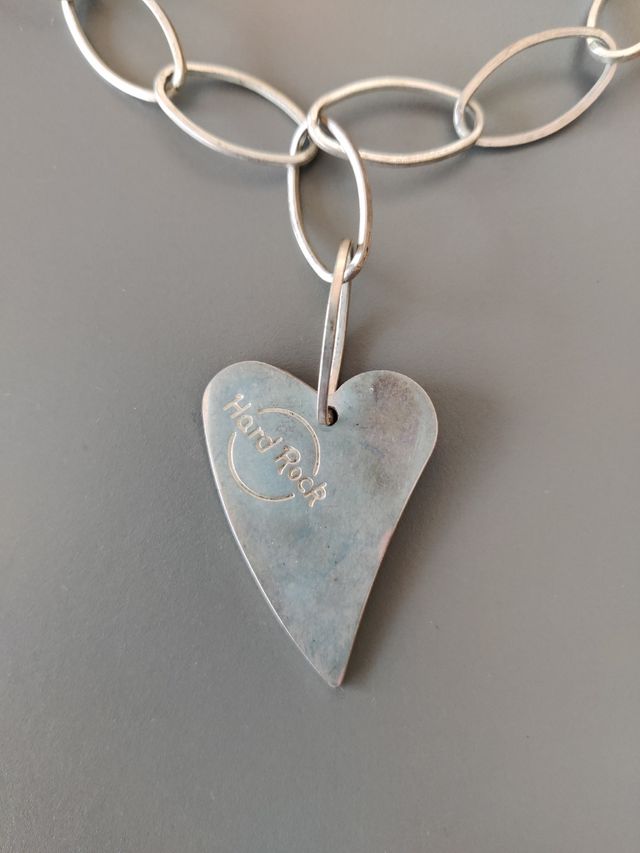 Collana aderente Hard Rock in metallo