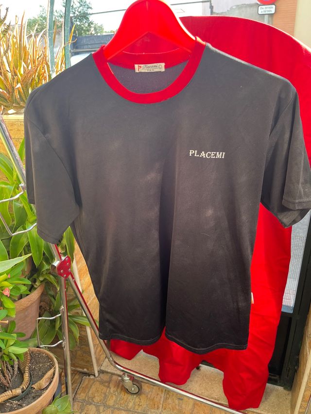 Camiseta Placemi negra - Talla única