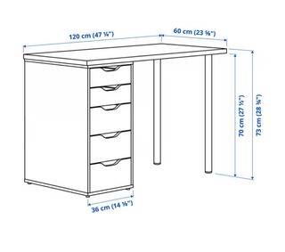 Escritorio esquinero IKEA LAGKAPTEN/ALEX