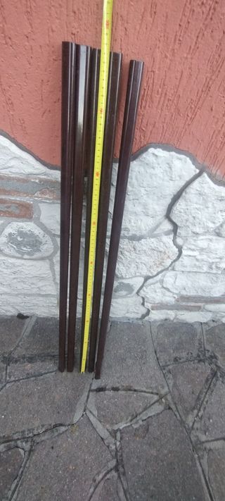 Aste metallo colore marrone 