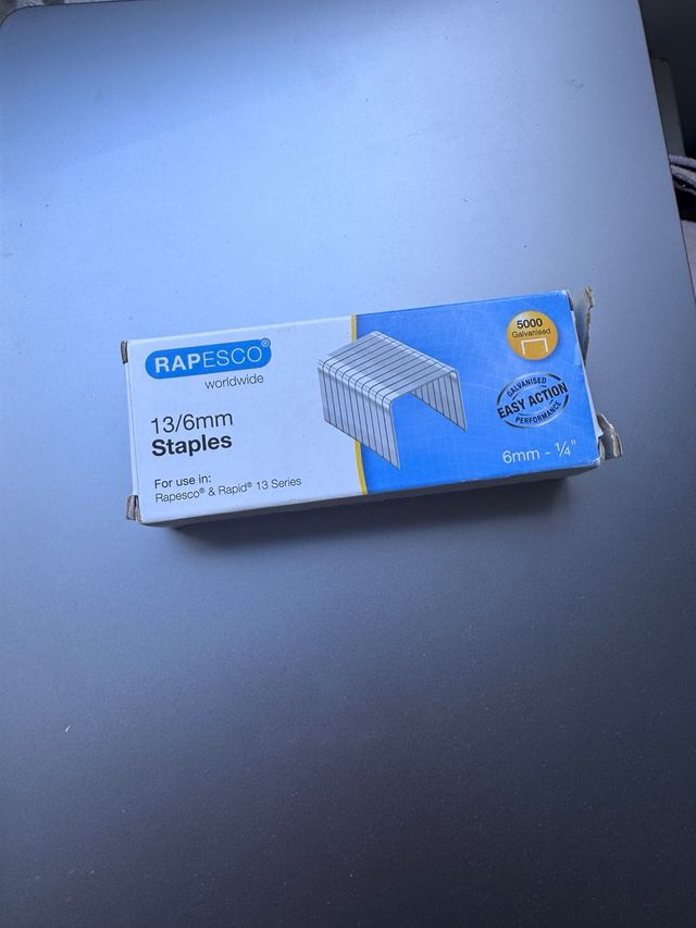 Grapas Rapesco 13/6mm - 5000uds