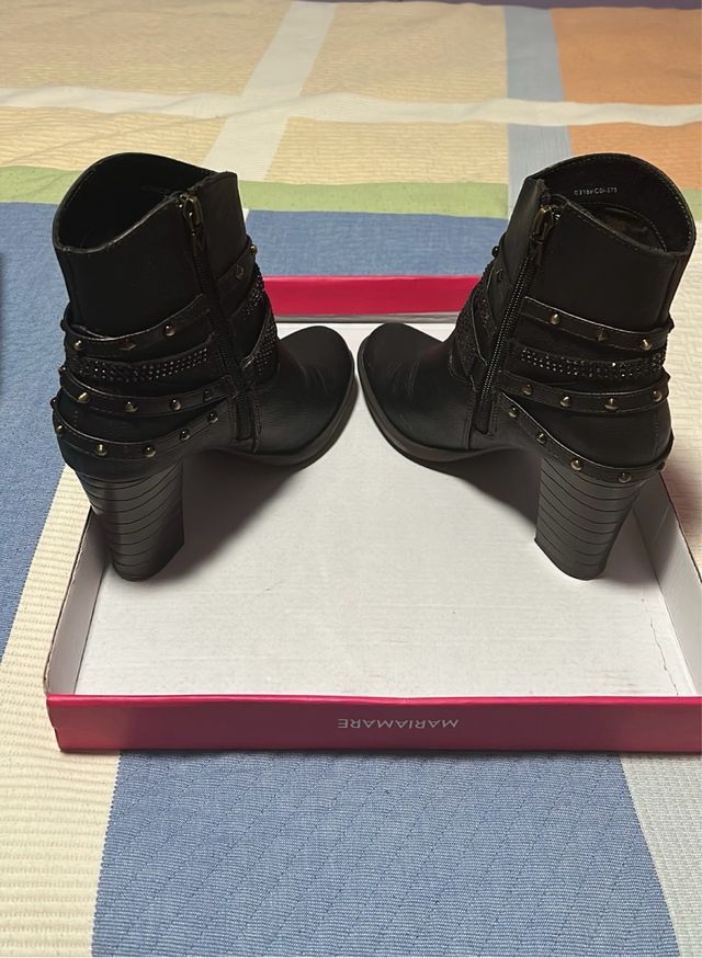 Botines MARIAMARE marrón oscuro