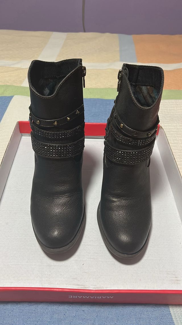 Botines MARIAMARE marrón oscuro