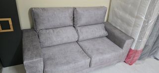 Sofá 2 plazas gris