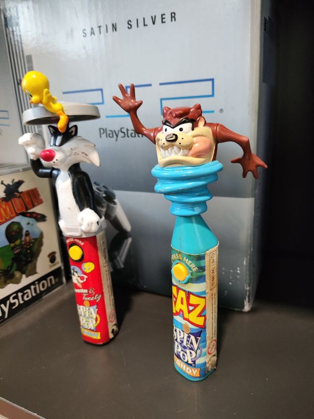 Dispensador Spin Pop Taz & Silvestre