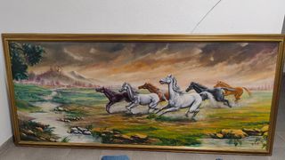 Cuadro caballos - Óleo sobre lienzo