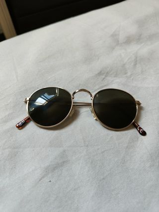 Gafas sol redondas H&M doradas