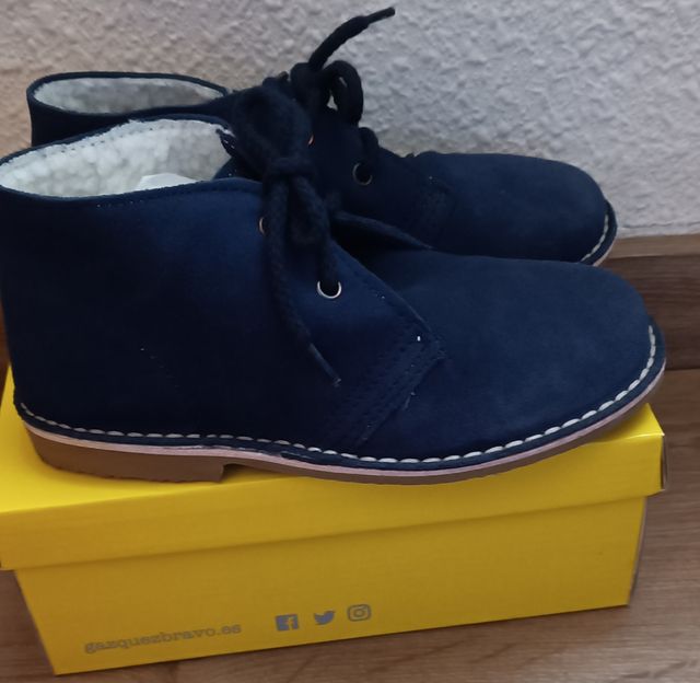 Botas 'pisamierdas' serraje + pelo niño/a Talla 35