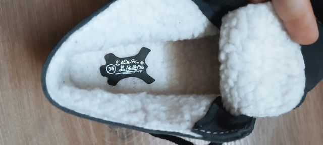 Botas 'pisamierdas' serraje + pelo niño/a Talla 35