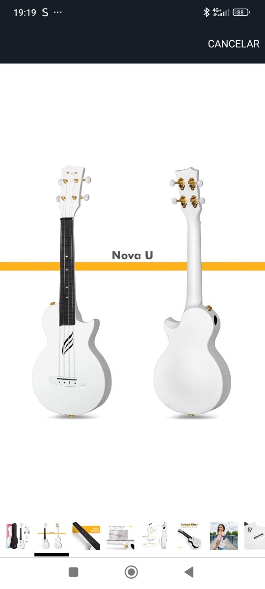 Enya Nova Ukelele concierto U23Blanco