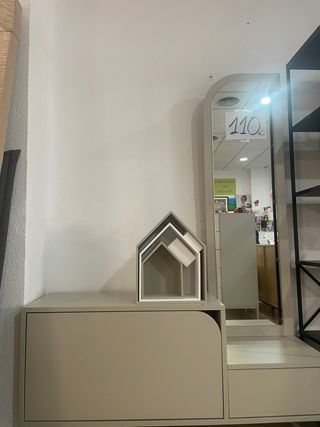 Recibidor zapatero con espejo