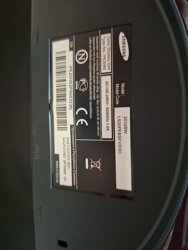 Monitor Samsung - Negro