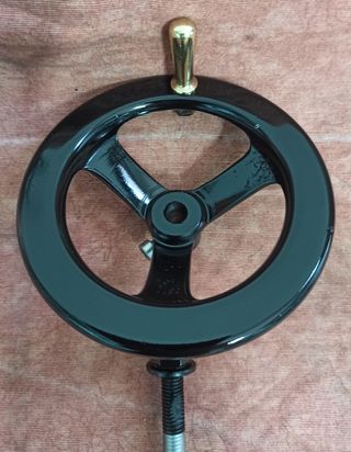 VOLANTE INDUSTRIAL MACIZO ALUMINIO FUNDIDO PEQUEÑO