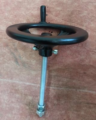 VOLANTE INDUSTRIAL MACIZO ALUMINIO FUNDIDO PEQUEÑO