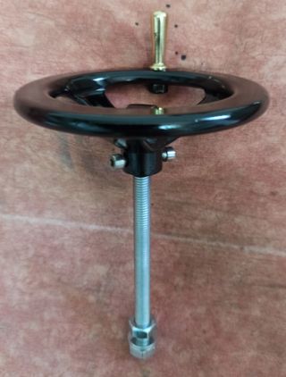 VOLANTE INDUSTRIAL MACIZO ALUMINIO FUNDIDO PEQUEÑO