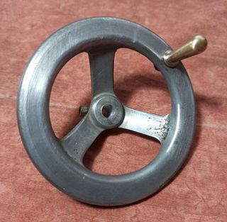 VOLANTE INDUSTRIAL MACIZO ALUMINIO FUNDIDO PEQUEÑO