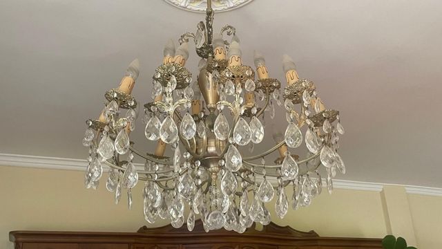 Araña Vintage Cristal