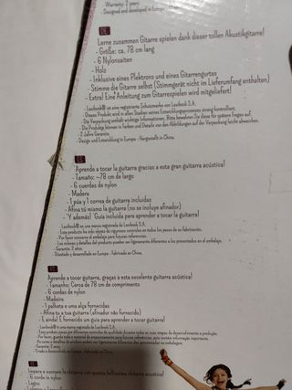 Guitarra Soy Luna - 78cm