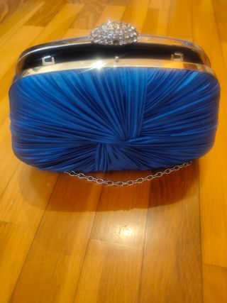 Bolso Azul boda o fiesta, solo un uso