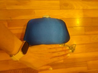 Bolso Azul boda o fiesta, solo un uso
