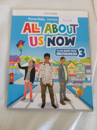 Libro inglés infantil All About Us Now 3 primaria 