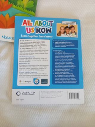 Libro inglés infantil All About Us Now 3 primaria 