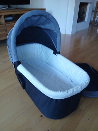 Capazo Baby Jogger Deluxe gris