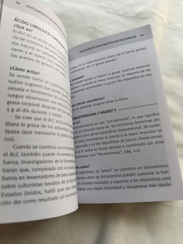 Suplementos nutricionales para deportistas