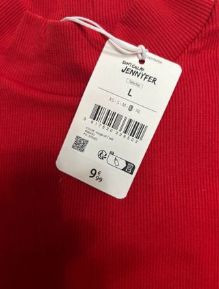 Jersey rojo & camiseta blanca