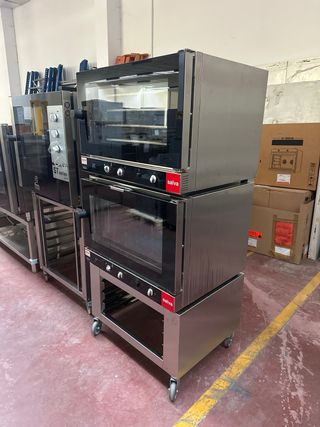 CONJUNTO 2 HORNOS Y MESA BANDEJAS OCASION !!!!