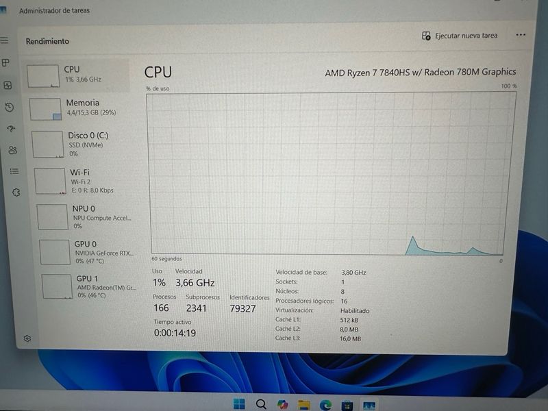 HP Victus Gaming Laptop - 7 7840HS#2921R9 afbeelding 8
