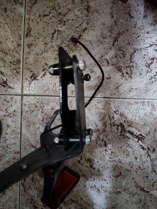 Porta matriculas Z900 con catadióptrico homologado