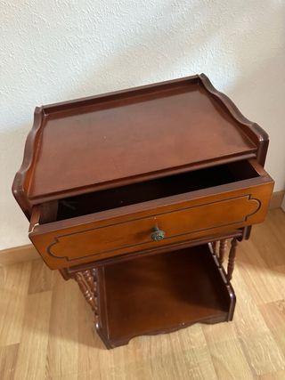 Mesilla noche vintage madera