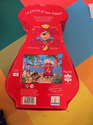 Puzzle Pirata Djeco 36 piezas
