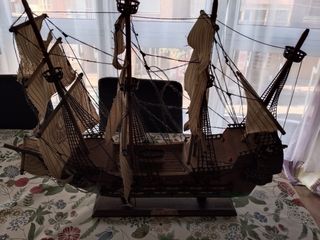 Maqueta velero antiguo