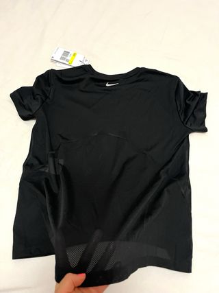 Camiseta Nike Running Dri-FIT talla S negra nueva